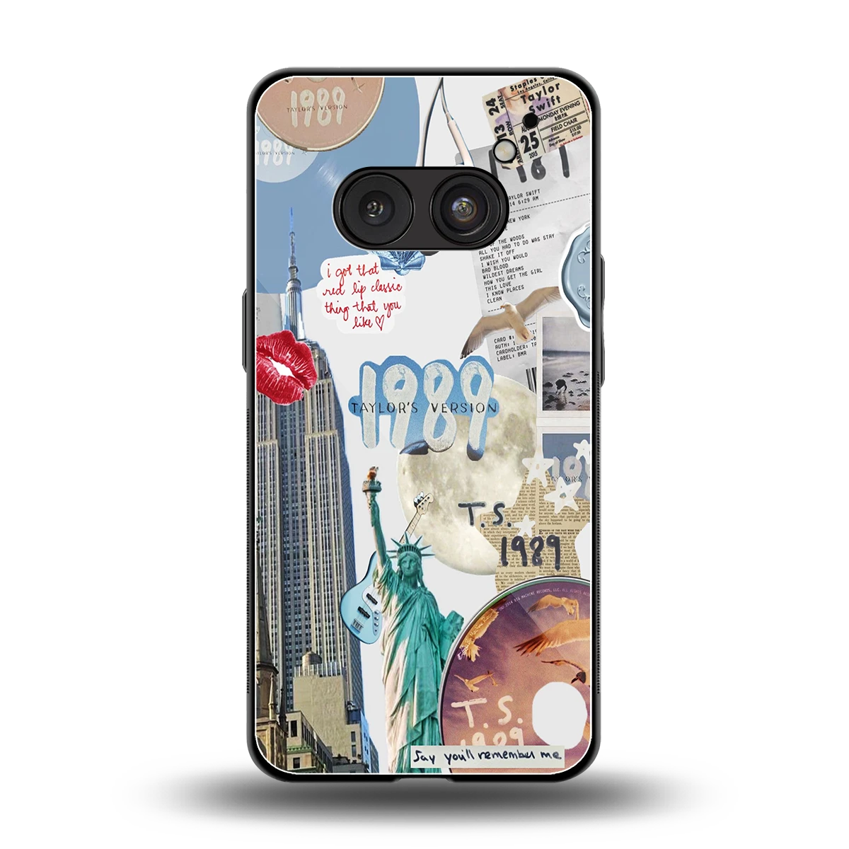 1989 Swift Era back phone cover | glass case for nothing phone 2a plus