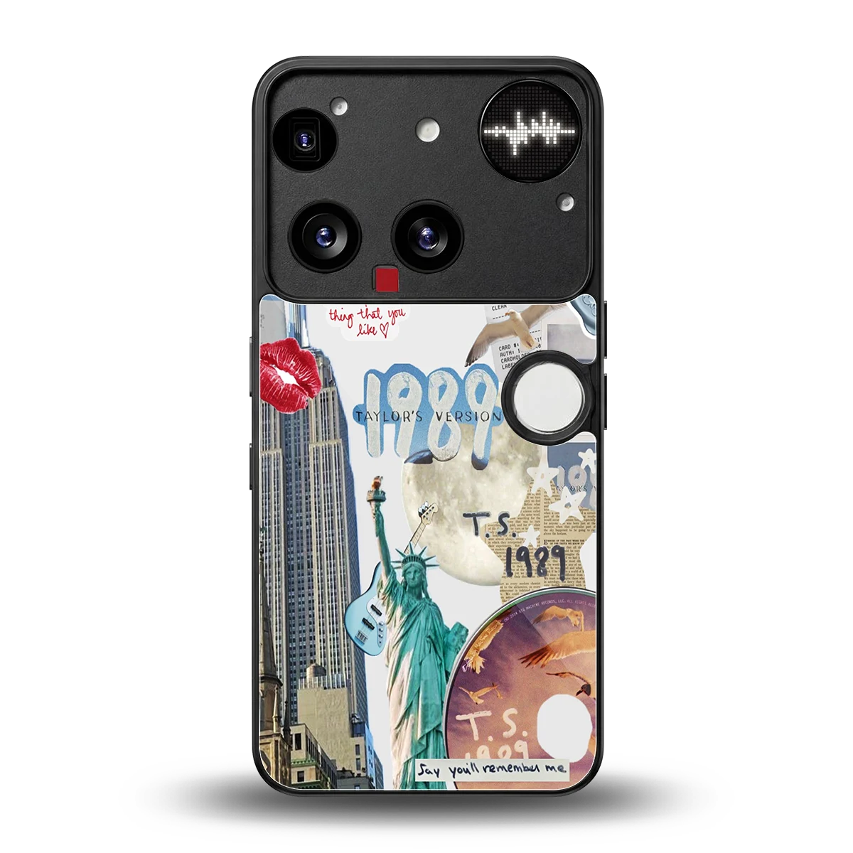 1989 Swift Era back phone cover | glass case for nothing phone 3