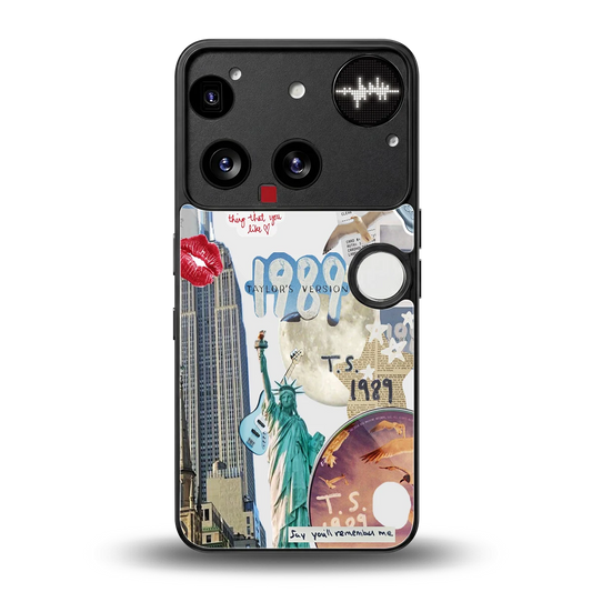 1989 Swift Era back phone cover | glass case for nothing phone 3