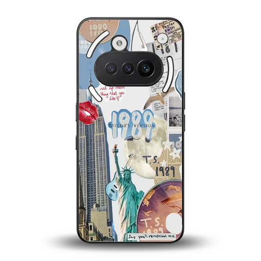 1989 Swift Era back phone cover | glass case for nothing phone 3a
