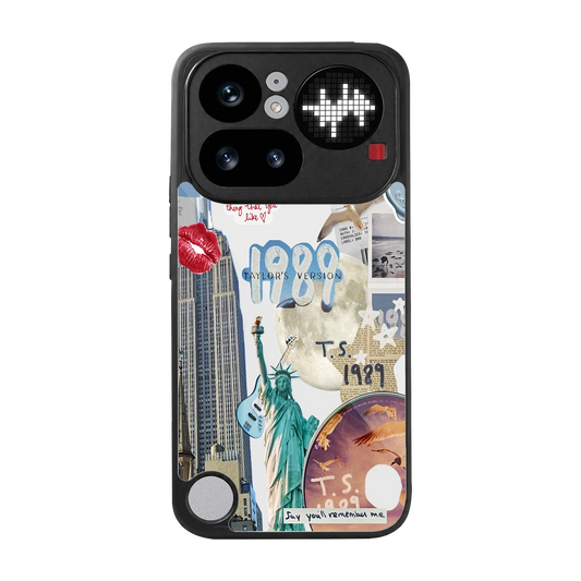 1989 Swift Era back phone cover | glass case for nothing phone 4a pro