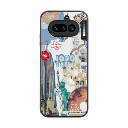 1989 Swift Era back phone cover | glass case for nothing phone 4a