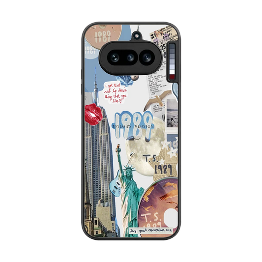 1989 Swift Era back phone cover | glass case for nothing phone 4a