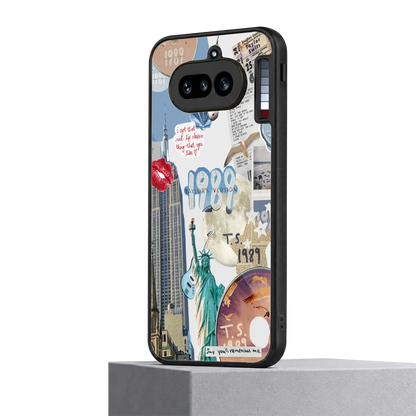 1989 Swift Era nothing phone 4a mobile cover | shockproof glass phone case
