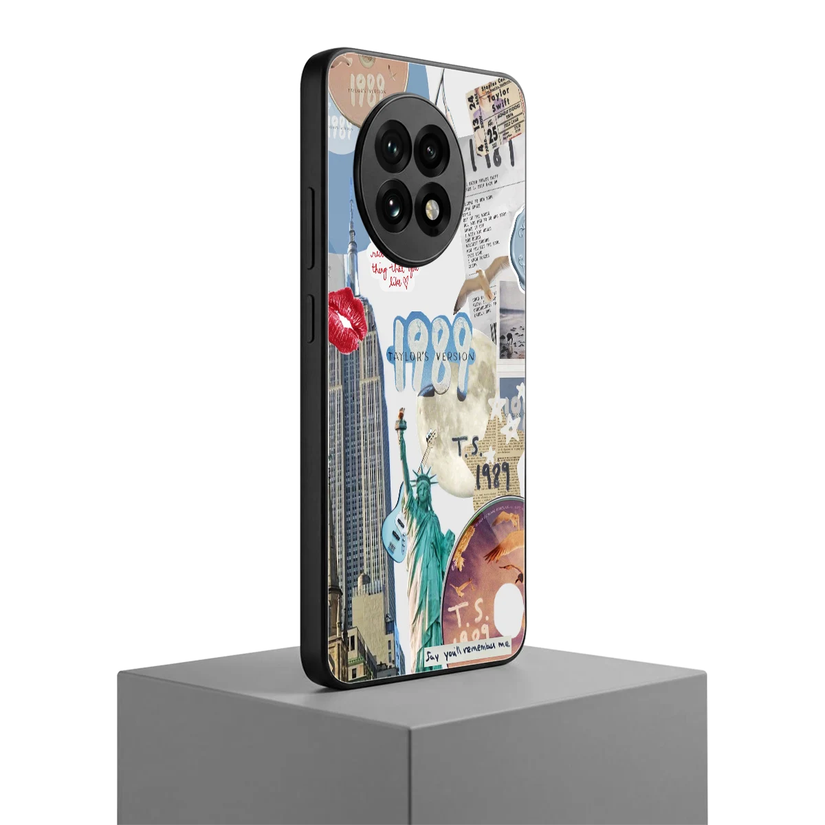 1989 Swift Era oneplus 13r mobile cover | shockproof glass phone case