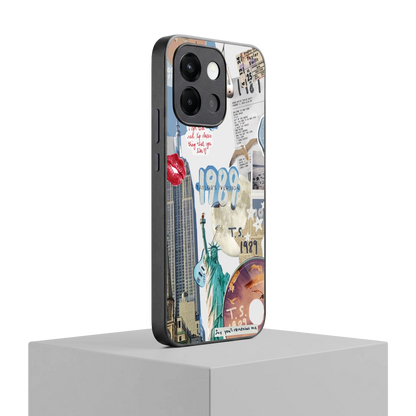 1989 Swift Era oneplus 13s mobile cover | shockproof glass phone case