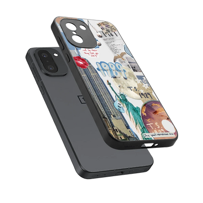 1989 Swift Era sleek oneplus 15r cover with tempered glass back and TPU edges