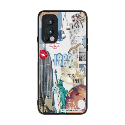 1989 Swift Era back phone cover | glass case for oneplus nord 2