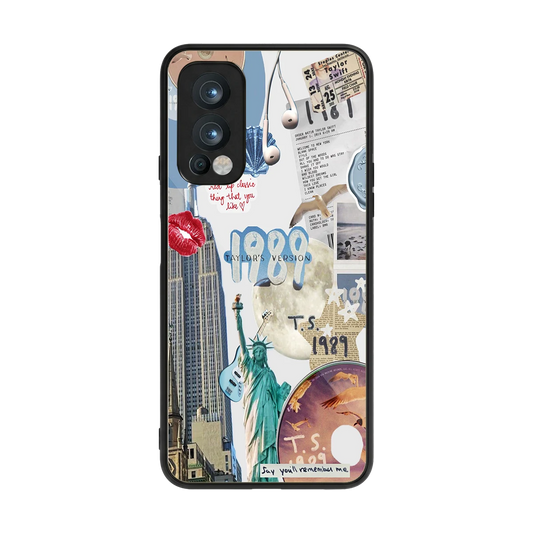 1989 Swift Era back phone cover | glass case for oneplus nord 2