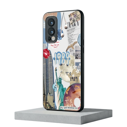 1989 Swift Era oneplus nord 2 mobile cover | shockproof glass phone case