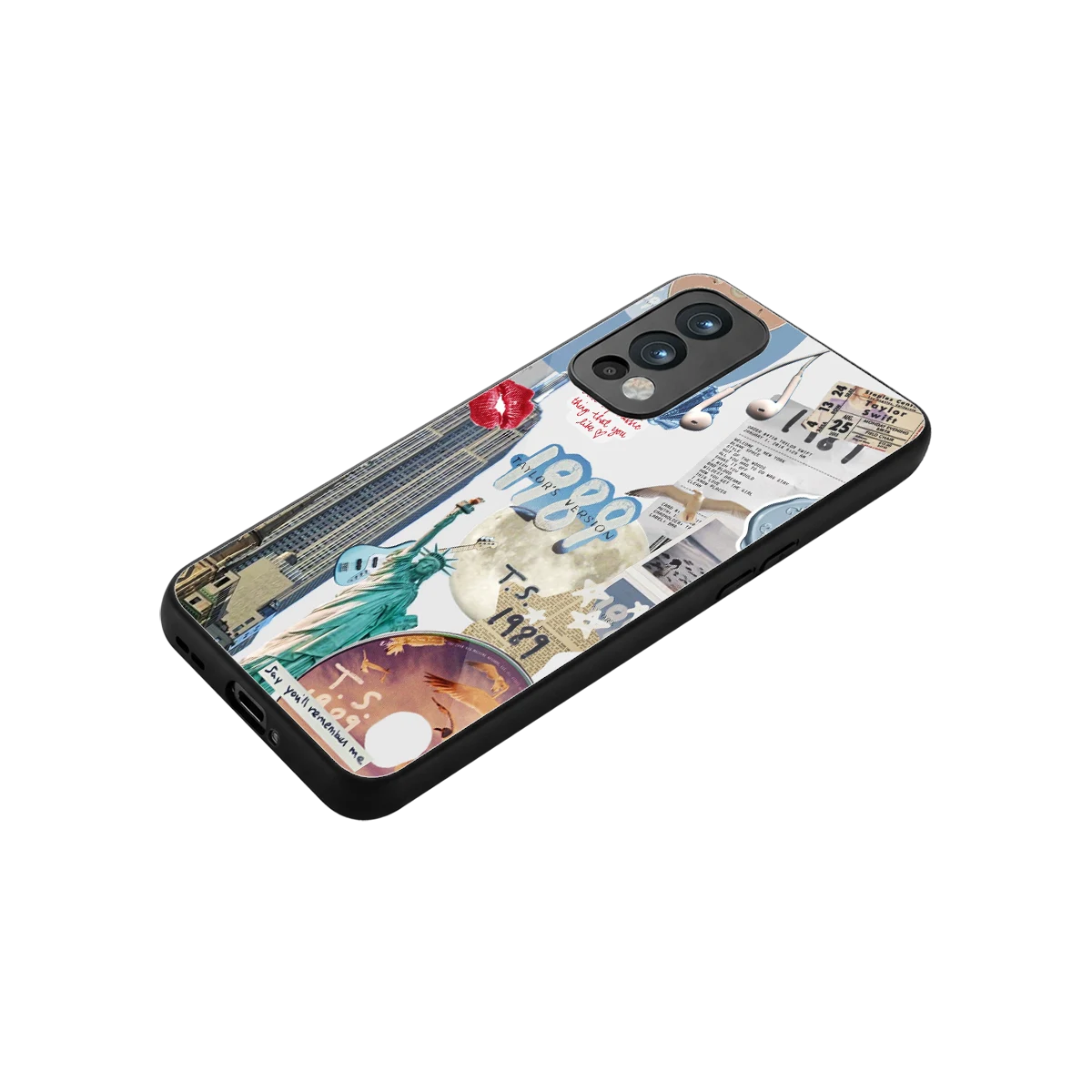 1989 Swift Era stylish phone case for oneplus nord 2 | glossy glass and slim fit