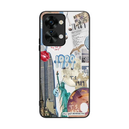 1989 Swift Era back phone cover | glass case for oneplus nord 2t