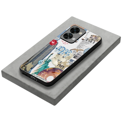 1989 Swift Era stylish phone case for oneplus nord 2t | glossy glass and slim fit