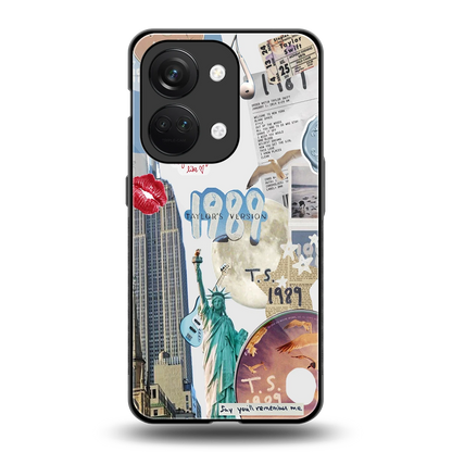 1989 Swift Era back phone cover | glass case for oneplus nord 3