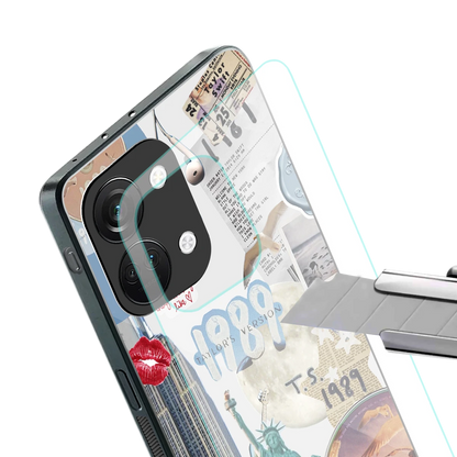 1989 Swift Era stylish phone case for oneplus nord 3 | glossy glass and slim fit