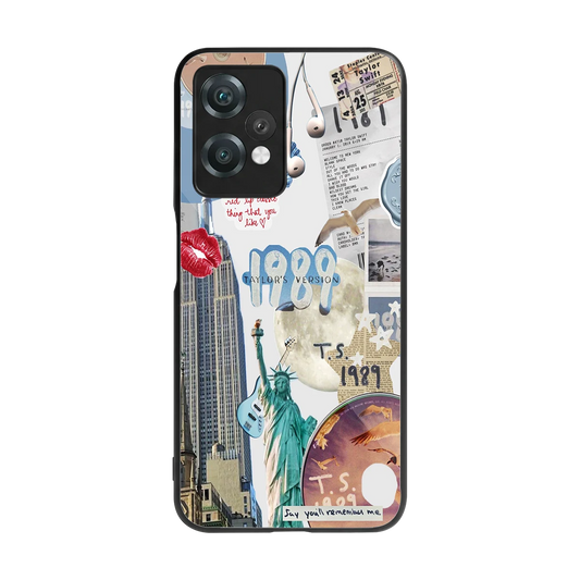 1989 Swift Era back phone cover | glass case for oneplus nord ce 2 lite