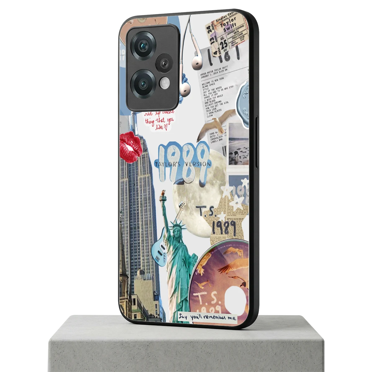 1989 Swift Era oneplus nord ce 2 lite mobile cover | shockproof glass phone case