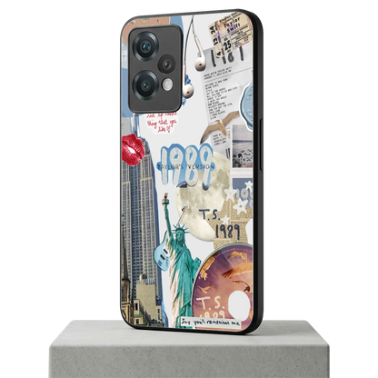 1989 Swift Era oneplus nord ce 2 lite mobile cover | shockproof glass phone case