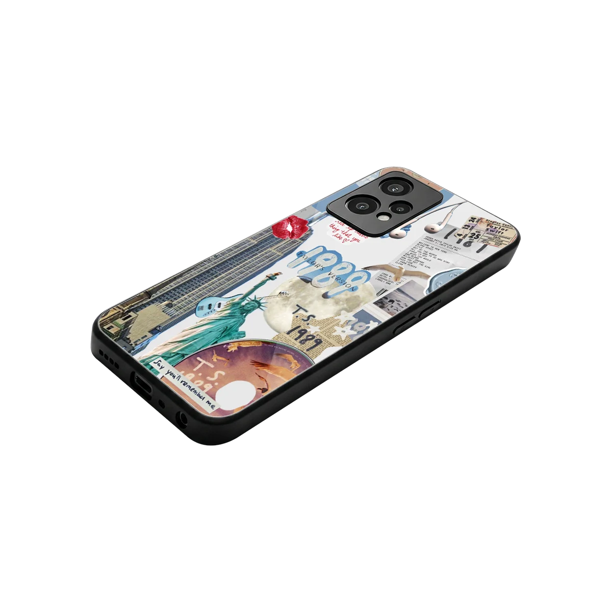 1989 Swift Era stylish phone case for oneplus nord ce 2 lite | glossy glass and slim fit