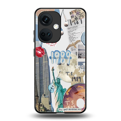 1989 Swift Era back phone cover | glass case for oneplus nord ce 3