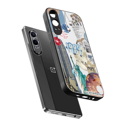 1989 Swift Era sleek oneplus nord ce 4 lite cover with tempered glass back and TPU edges