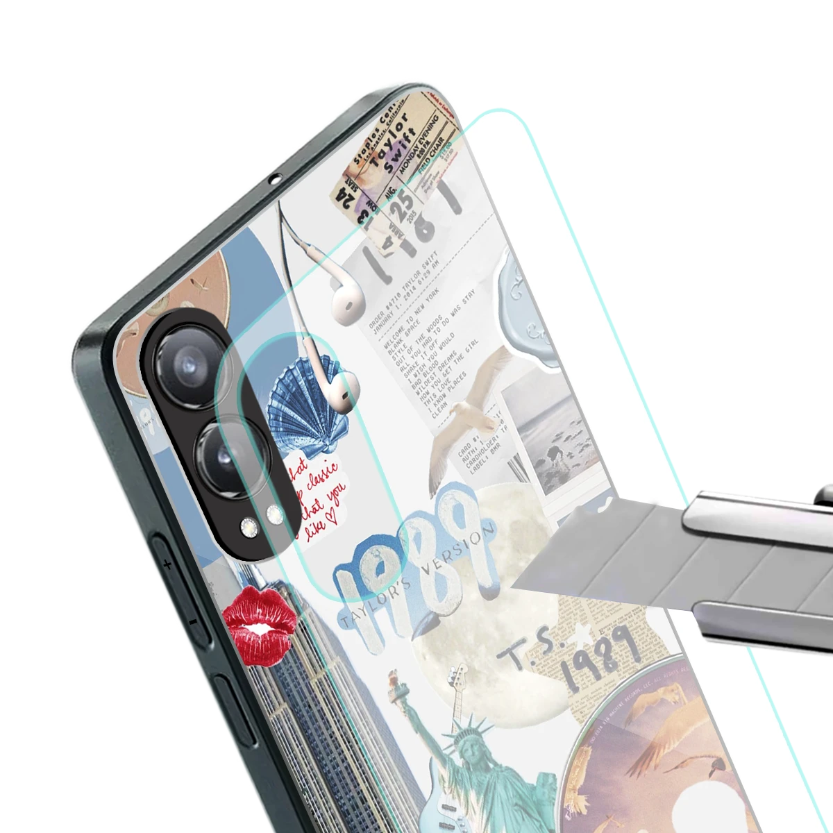 1989 Swift Era stylish phone case for oneplus nord ce 4 lite | glossy glass and slim fit