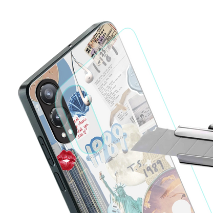 1989 Swift Era stylish phone case for oneplus nord ce 4 lite | glossy glass and slim fit