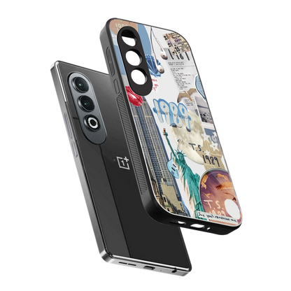 1989 Swift Era sleek oneplus nord ce 4 cover with tempered glass back and TPU edges