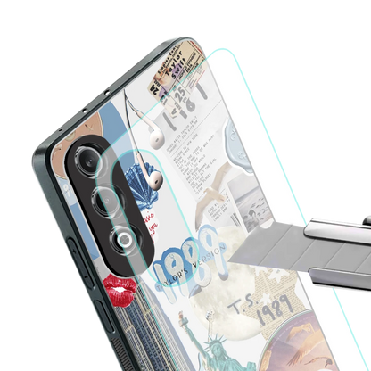 1989 Swift Era stylish phone case for oneplus nord ce 4 | glossy glass and slim fit