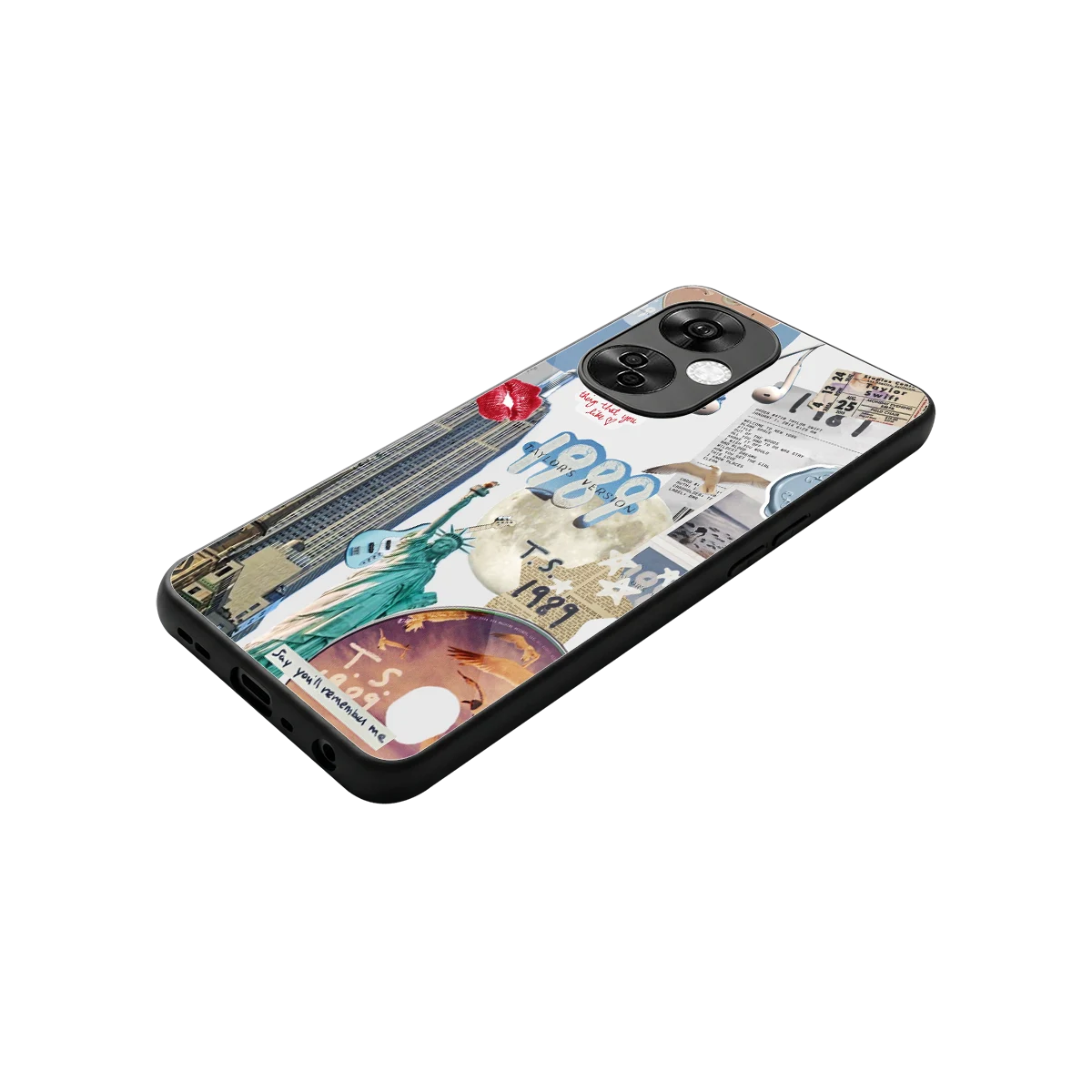 1989 Swift Era stylish phone case for oneplus nord ce 3 lite | glossy glass and slim fit