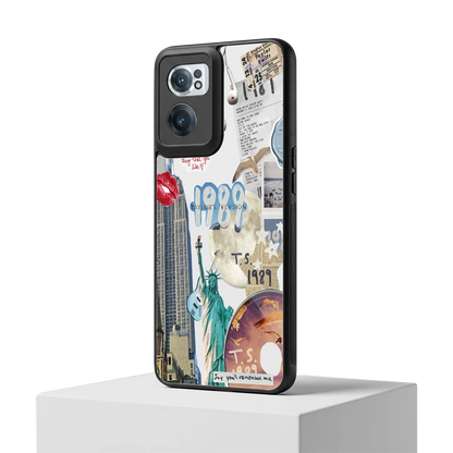 1989 Swift Era oneplus nord ce 2 mobile cover | shockproof glass phone case