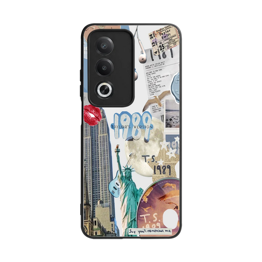 1989 Swift Era back phone cover | glass case for oppo a3 pro
