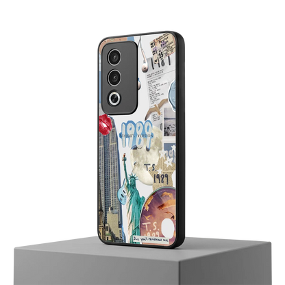 1989 Swift Era oppo a3 pro mobile cover | shockproof glass phone case
