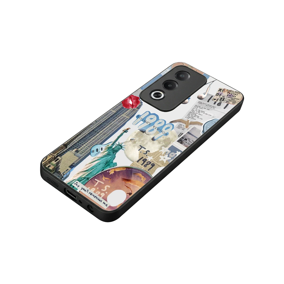 1989 Swift Era stylish phone case for oppo a3 pro | glossy glass and slim fit