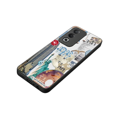 1989 Swift Era stylish phone case for oppo a3 pro | glossy glass and slim fit