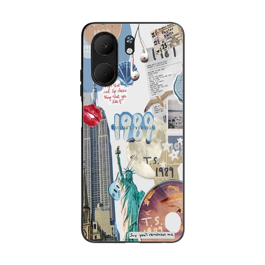 1989 Swift Era back phone cover | glass case for oppo a5x 5g