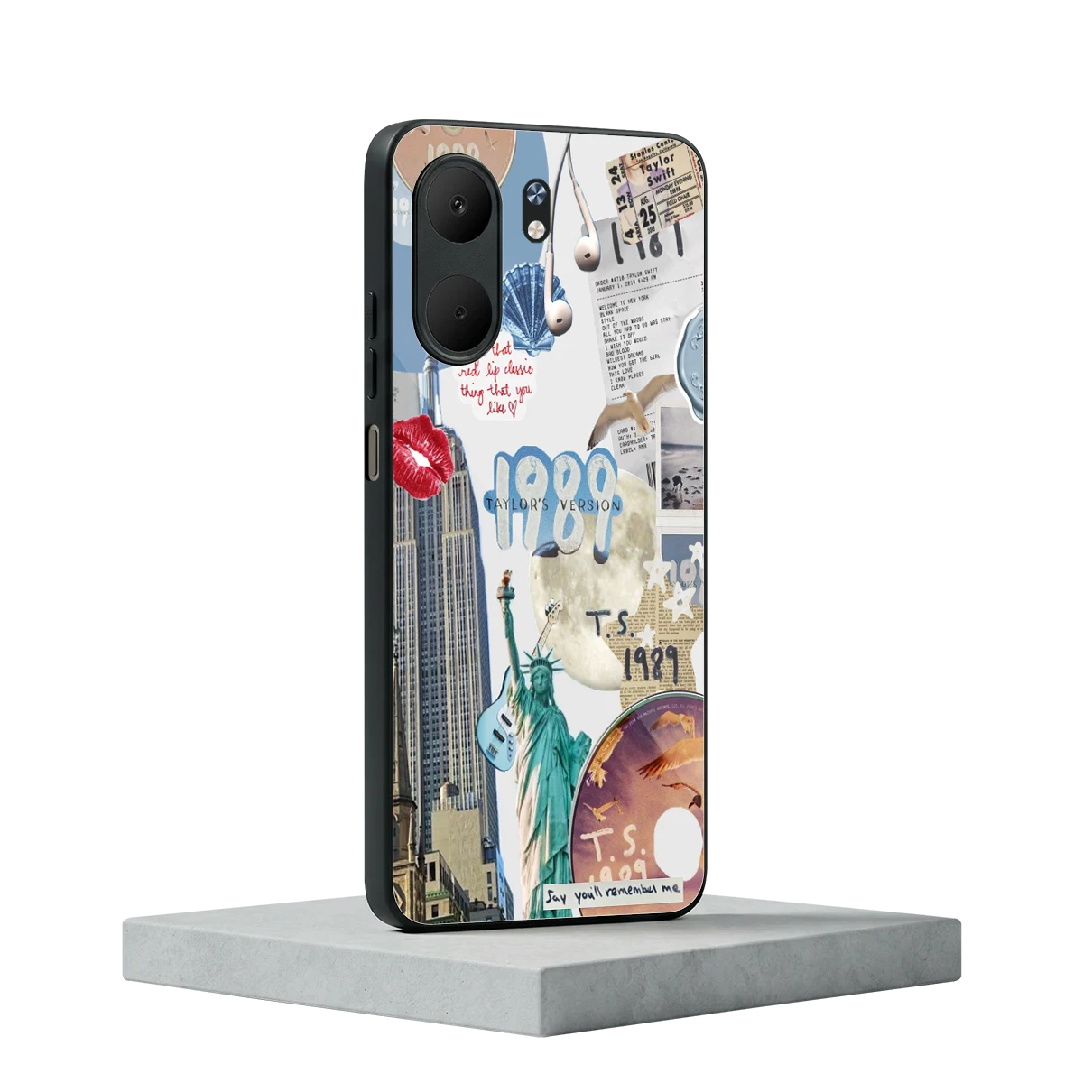 1989 Swift Era oppo a5x 5g mobile cover | shockproof glass phone case
