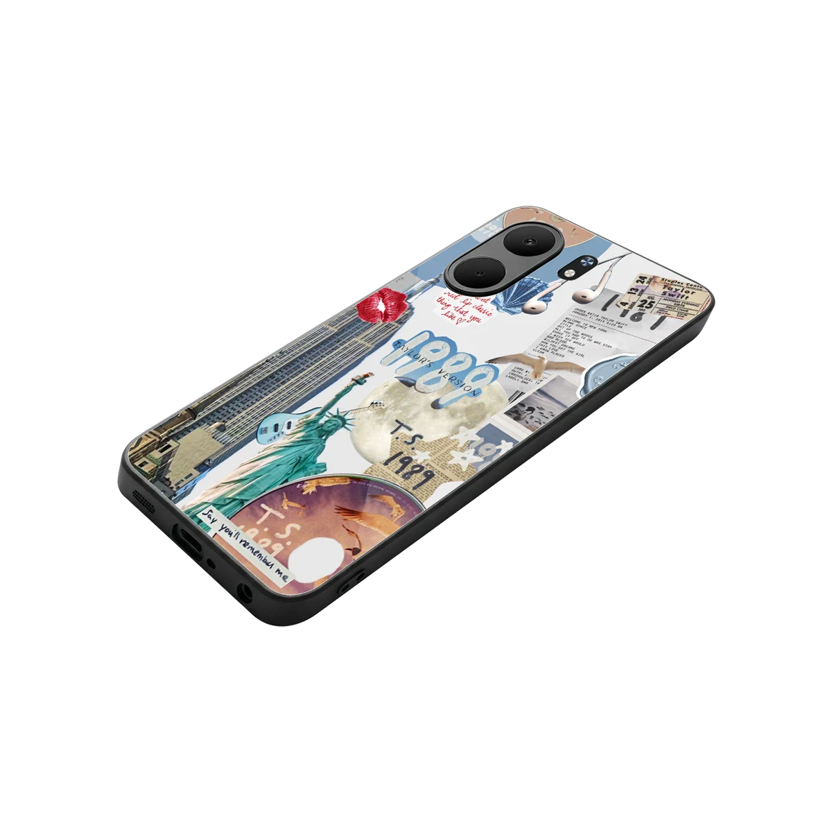 1989 Swift Era stylish phone case for oppo a5x 5g | glossy glass and slim fit