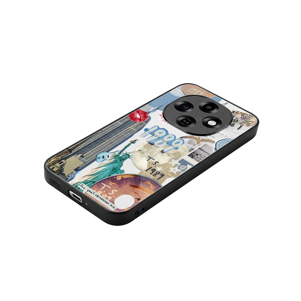 1989 Swift Era stylish phone case for oppo f31 pro 5g | glossy glass and slim fit