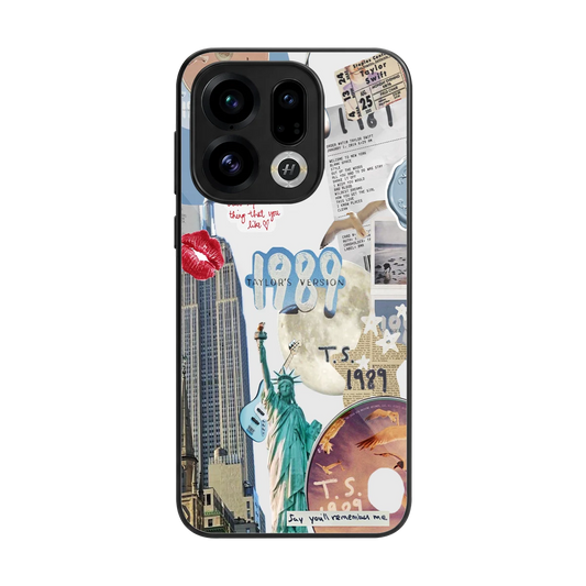 1989 Swift Era back phone cover | glass case for oppo find x9
