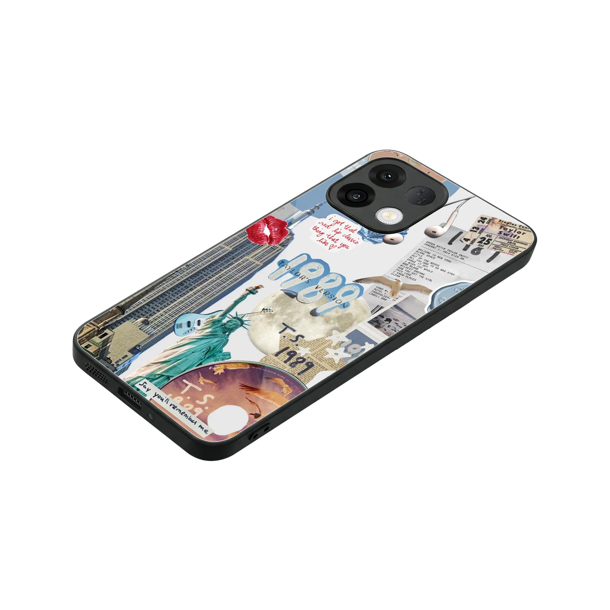1989 Swift Era stylish phone case for oppo k13 5g | glossy glass and slim fit