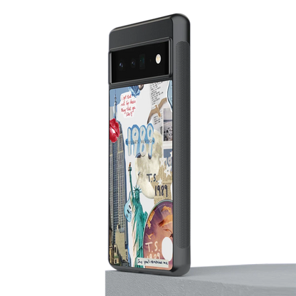 1989 Swift Era stylish phone case for google pixel 6 pro | glossy glass and slim fit