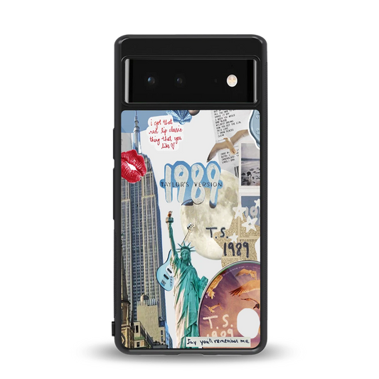 1989 Swift Era back phone cover | glass case for google pixel 6