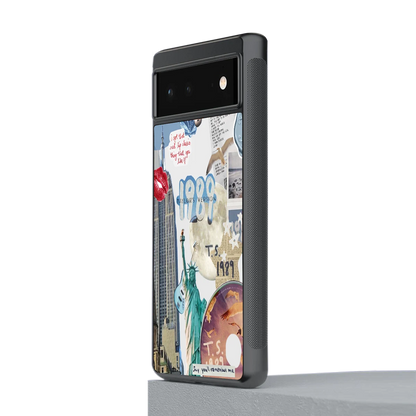 1989 Swift Era stylish phone case for google pixel 6 | glossy glass and slim fit