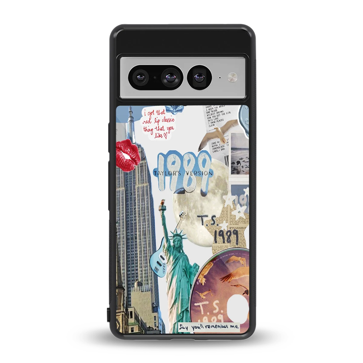 1989 Swift Era back phone cover | glass case for google pixel 7 pro