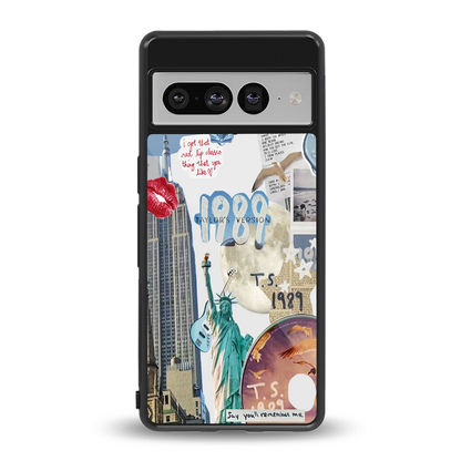 1989 Swift Era back phone cover | glass case for google pixel 7 pro