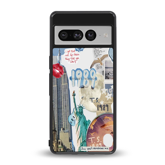 1989 Swift Era back phone cover | glass case for google pixel 7 pro