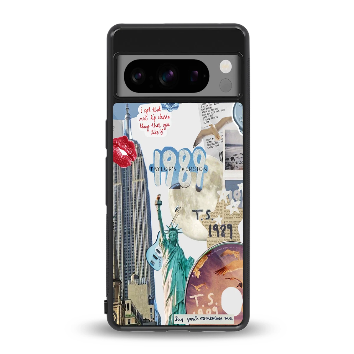 1989 Swift Era back phone cover | glass case for google pixel 8 pro
