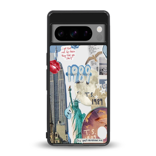 1989 Swift Era back phone cover | glass case for google pixel 8 pro