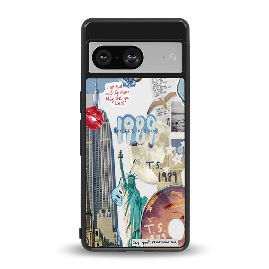 1989 Swift Era back phone cover | glass case for google pixel 8